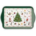 Mini rectangular tray - Christmas Evergreen White