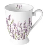 Fine Porcelain Cup Lavender Sprigs