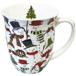 Snowman Party - Fine Bone China Mug