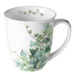 Fine Bone China Mug Hedera white