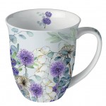 Lunaria green - Fine Bone China Mug