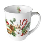 Christmas arrangement - Fine Bone China Mug