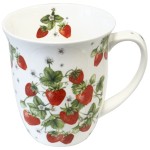 Fine Porcelain Cup - Bunch of strawberries