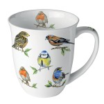 Fine Porcelain Cup - Bird species