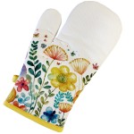 Kitchen Oven Glove - Vibrant spring