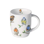 Small Fine Porcelain Bird Species Cup