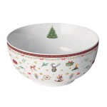 Fine Porcelain Bowl - Christmas Ornaments