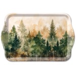 Mini rectangular tray majestic forest pattern  20.5 x 13.5 cm