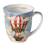 Santa's Hot Air Balloon Mug