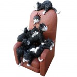 Cats by Dubout Figurine - SAVE ME A SEAT