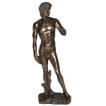 Michelangelo's David Resin Statue with Bronze Finish