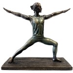 Yogi Statue in Warrior Pose