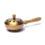 Brass Incense Burner with Handle