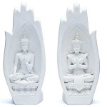 Namaste Mudra Hands Buddhas Statuettes