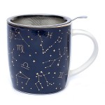 Astrology Porcelain Mug and Tea Infuser