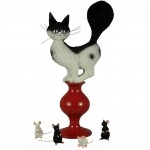 Cats by Dubout Figurine - ESCAPE PLAN