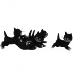 Cats by Dubout Figurine - JUST FOLLOW ME !